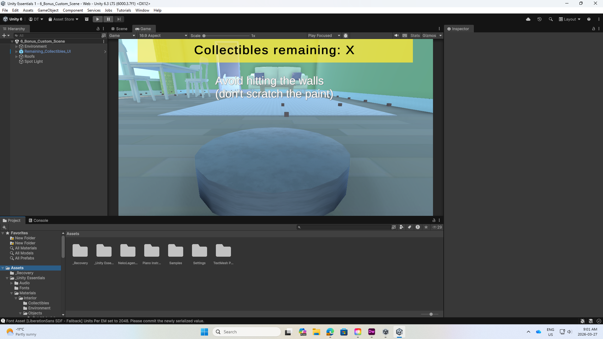 House Keeping Game Screen